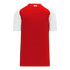 Athletic Knit V-Neck Baseball Jersey with Contrasting Shoulders (BA1375)